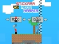 Leikur Stickman gegn Noob Hamri á netinu