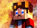 Leikur Blocky Eldheima á netinu