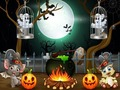 Leikur Halloween Tvíburar Andarhring á netinu