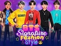 Leikur BTS Undirskrift Fatahættur á netinu