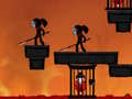 Leikur Ninja Stickman Stríðsmaður HTML5 á netinu