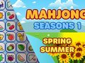 Leikur Mahjong Árstíðir 1 Vår Sumari á netinu