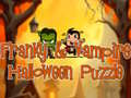 Leikur Franky og Vampír Halloween Puzzl á netinu