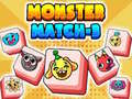 Leikur Monstr Match-3 á netinu