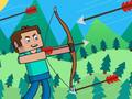 Leikur Noob Bogmaður Monster Attack á netinu