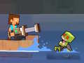 Leikur Pírata Block Craft Monster Skytta á netinu