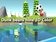 Leikur Dunkið baunum í 3D litla gat á netinu