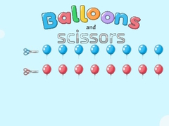 Leikur Ballon og Skæri á netinu
