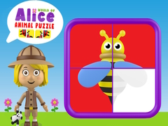 Leikur Heimili dýra-puzzla Alice á netinu