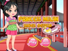 Leikur Hönnun skóna fyrir prinsessu Mulan á netinu