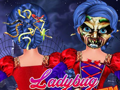 Leikur Ladybug Halloween Hárstílar á netinu