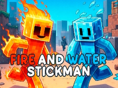 Leikur Eldur og Vatn Stickman á netinu