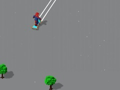 Leikur Marvel Spiderman: Snjóskaut á netinu