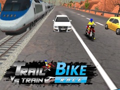Leikur Trail hjól vs lest keppni á netinu
