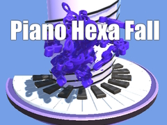 Leikur Piano Hexa Fall á netinu