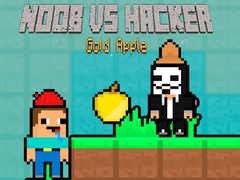 Leikur Noob á móti Hacker Gull Epli á netinu