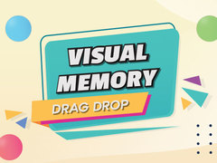 Leikur Sjónræn Minnis Drag and Drop á netinu