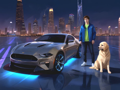 Leikur Mustang Borgarakstur á netinu