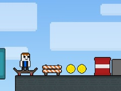 Leikur Obby Skate Að eilífu Parkour á netinu