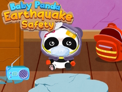 Leikur Öryggi fyrir Baby Panda við jarðskjálfta á netinu