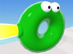 Leikur Bouncy Blob Keppni: Hindrunarskur á netinu