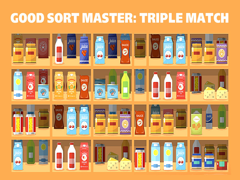 Leikur Góð tegund Master Triple Match á netinu