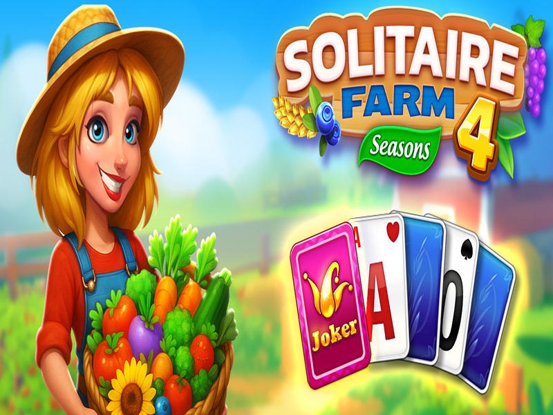 Leikur Solitaire Farm Seasons 4 á netinu