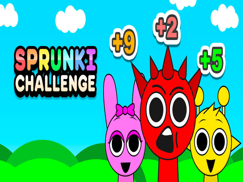 Leikur Sprunki Challenge á netinu