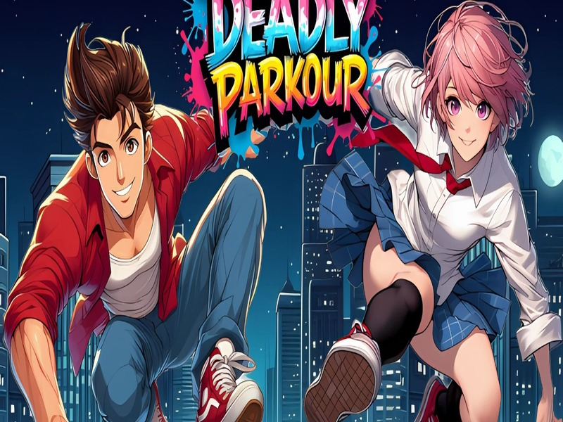 Leikur Banvænn parkour á netinu