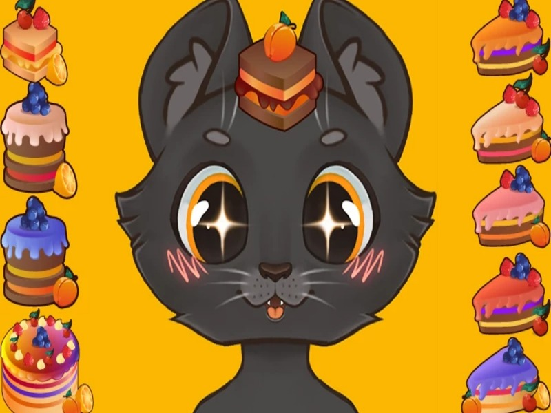 Leikur Sweet Business of Cats: Cakes á netinu