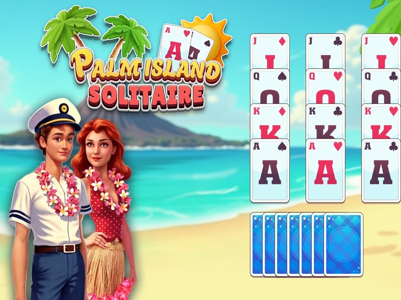 Leikur Palm Island Solitaire á netinu