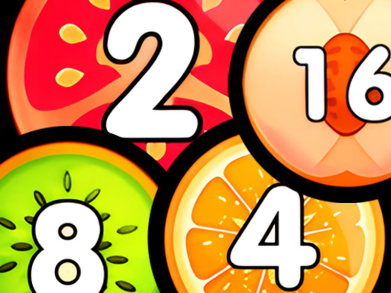 Leikur Sameina kúlur Shooter 2048 Tengdu ávexti á netinu
