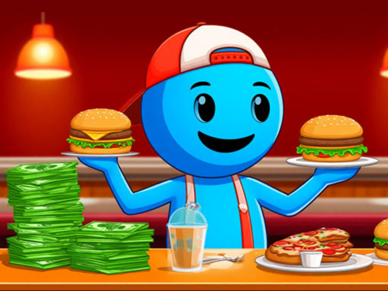 Leikur Restaurant Simulator: Burgers & Pizza á netinu