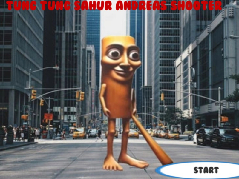 Leikur Tung Tung Sahur Andreas Shooter á netinu