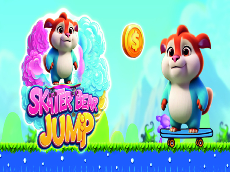 Leikur Sketer Bear stökk á netinu