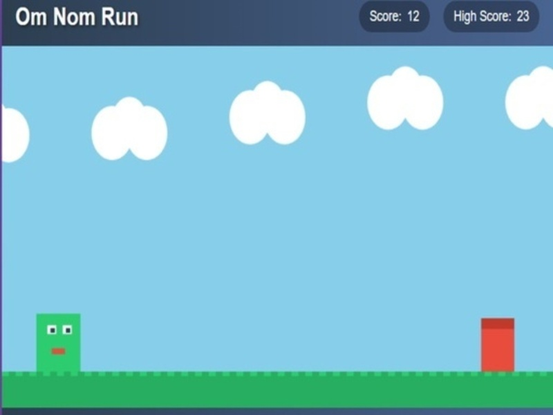 Leikur Om nom Run 03 á netinu
