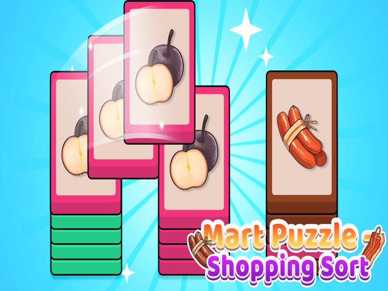Leikur Mart Puzzing Shopping Sort á netinu