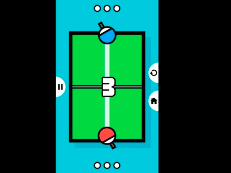 Leikur Ping pong tennis tafla 2d á netinu