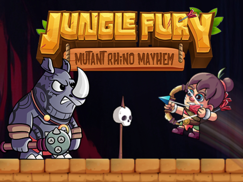 Leikur Jungle Fury Mutant Rhino Mayhem á netinu