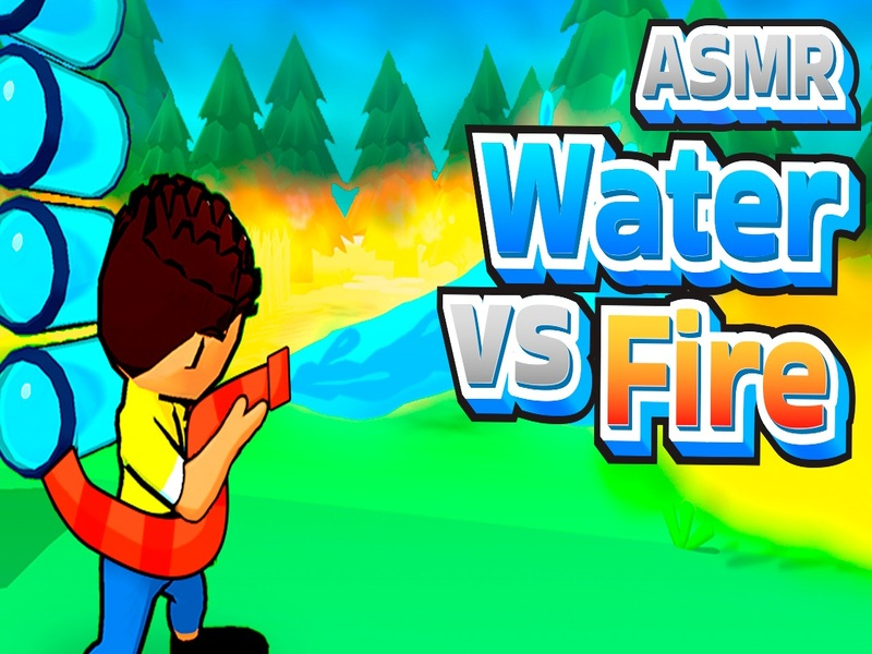Leikur ASMR vatn vs eldur á netinu