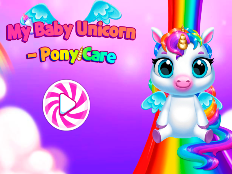 Leikur Barnið mitt einhyrning- Pony Care 2 á netinu