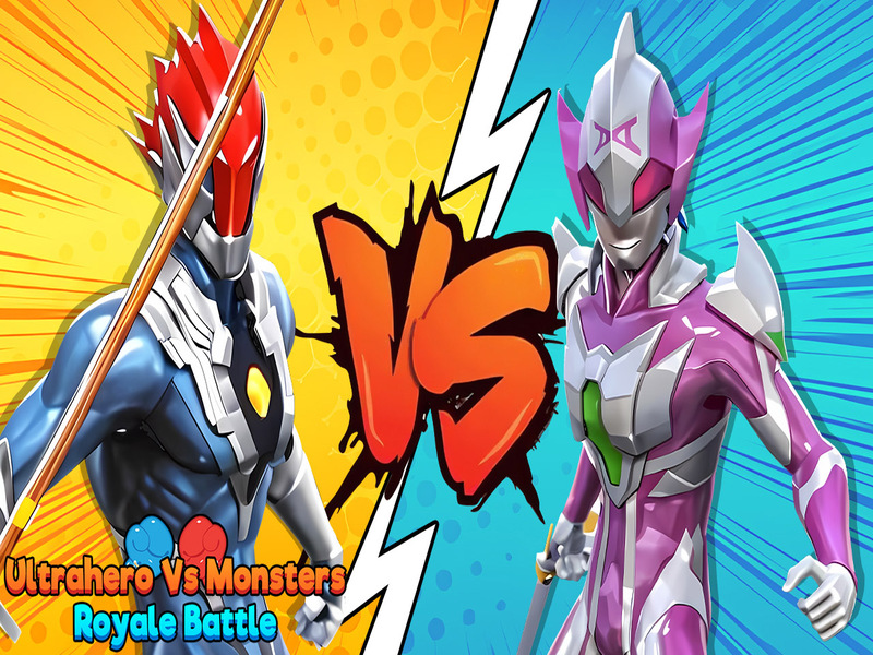 Leikur UltraHero vs Monsters Royale Battle á netinu