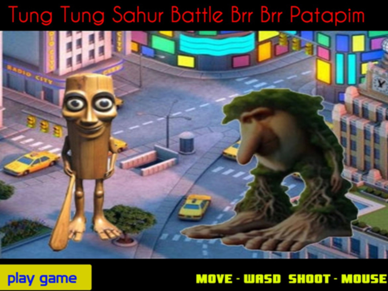 Leikur Tung Tung Sahur bardaga brr patapim á netinu