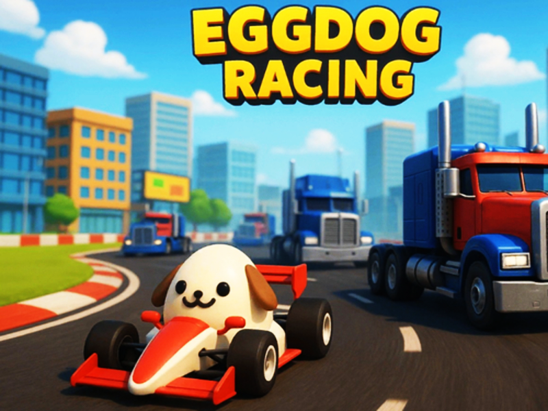 Leikur Eggdog kappreiðar á netinu