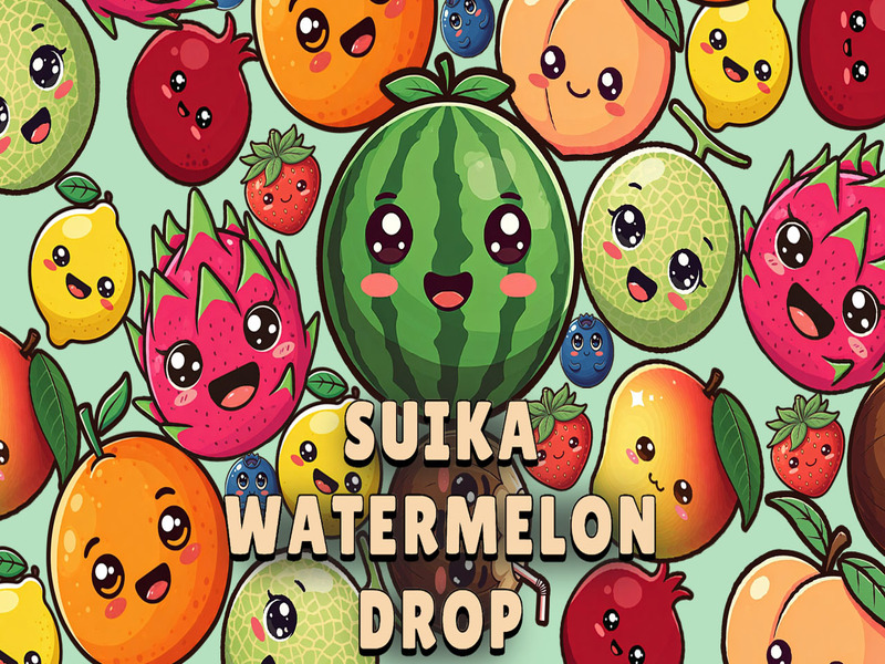 Leikur Suika Watermelon Drop á netinu