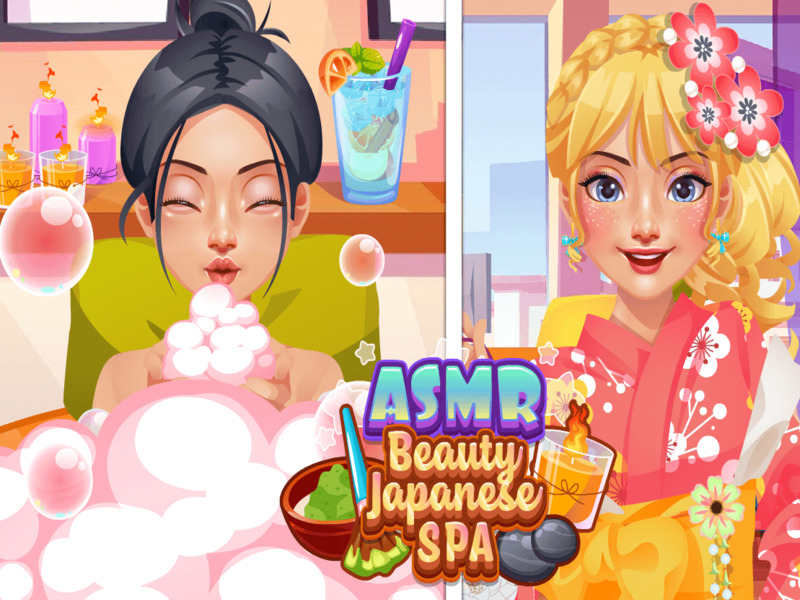 Leikur ASMR fegurð japanska heilsulind á netinu