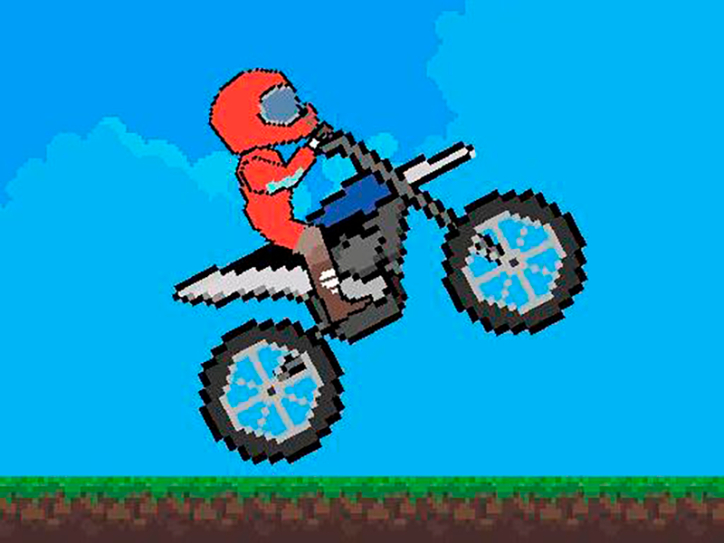 Leikur Utan vega Motocross á netinu