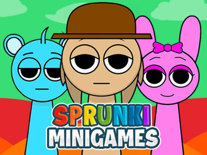Leikur Sprunki Mini leikir á netinu