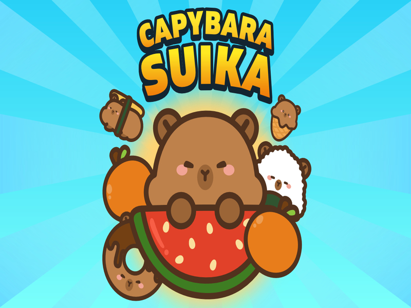 Leikur Capybara Suika á netinu