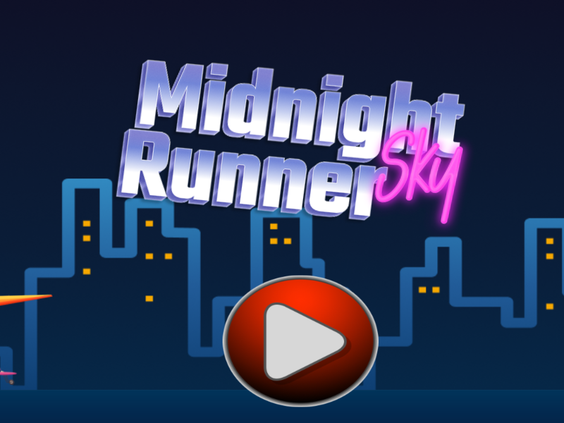 Leikur Midnight Sky Runner á netinu